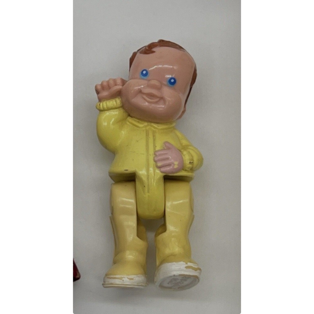 Vintage Fisher Price Loving Dollhouse  Yellow Baby Boy 1993 Kid Child Blue Eyes